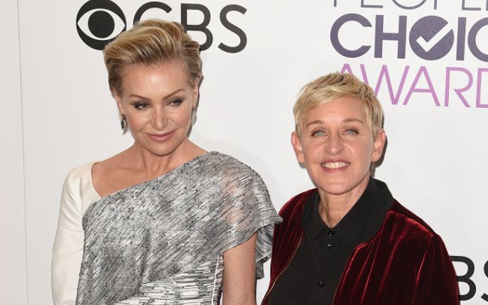 Ellen DeGeneres şi Portia de Rossi divorţează