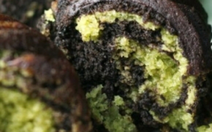 Prajitura chec Matcha - deliciu cu ceai verde!