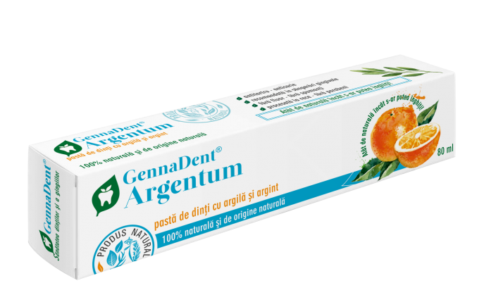 JUNIOR ȘI ARGENTUM din gama GENNADENT DE LA VIVANATURA, două paste de dinți 100% naturale