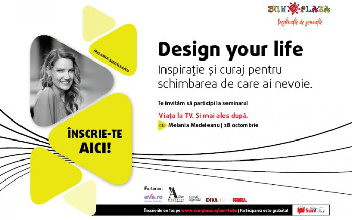 Inspirație și curaj pentru schimbarea de care ai nevoie – Seminar gratuit cu Melania Medeleanu