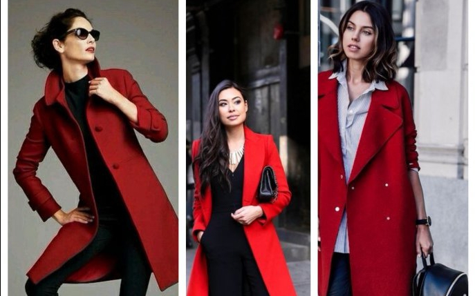 15 ținute cu palton roșu pe care să le încerci în 2018