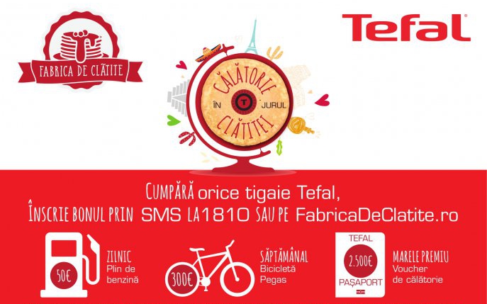 Fabrica de Clătite Tefal – Pancakes with travel flavour