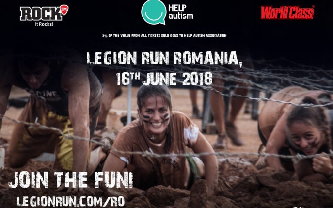 Ajută copiii cu autism participând la Legion Run