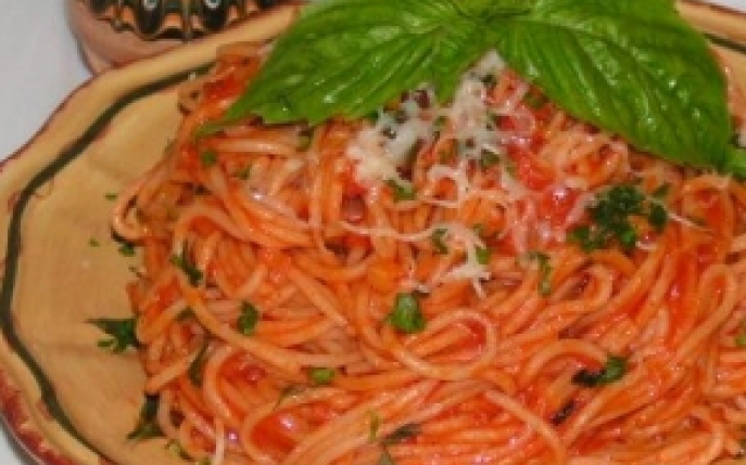 O cina delicioasa - spaghete cu ciuperci!