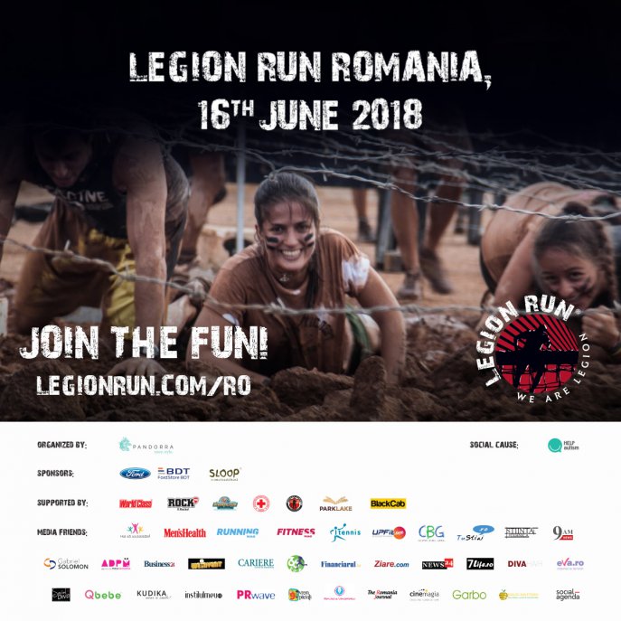 Pe locuri, faceți echipă – Legion Run România 2018!