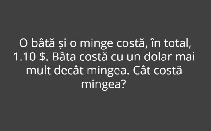 Cel mai scurt test de IQ din lume. Are 3 intrebări, dar numai geniile răspund corect la toate