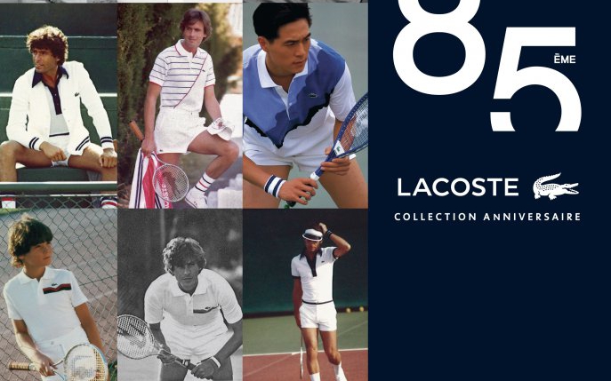 A 85-a colecție aniversară Lacoste - un tribut dedicat celor opt decenii de stil