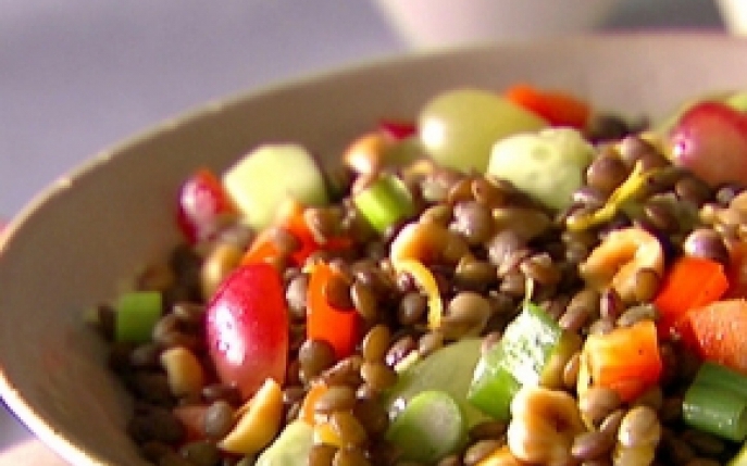 Provocarea culinara a zilei: salata de linte