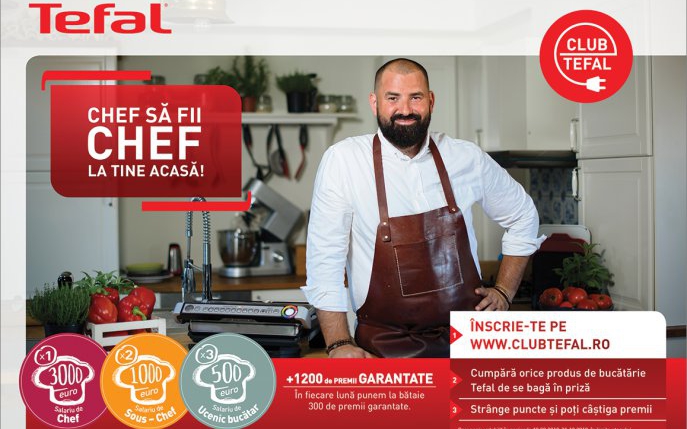 Intră în Club Tefal alături de Adrian Hădean