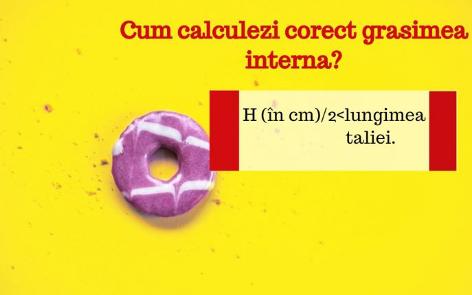 Cum îți dai seama câtă grăsime ai în interiorul corpului. Află cum trebuie să faci calculul!