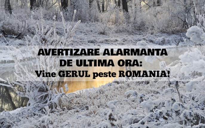 Avertizare alarmantă ANM: România, lovită de un aer polar!