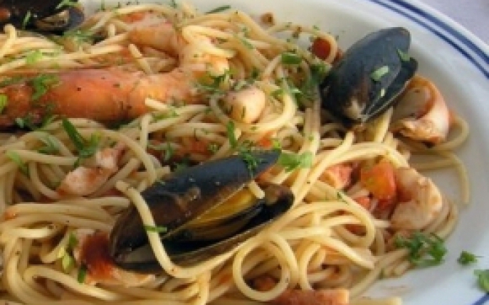 Savoarea mediteraneana in farfuria ta - spaghete cu fructe de mare!