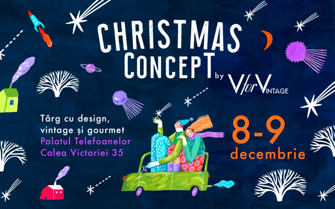 Christmas CONCEPT #3 – târg cu design, vintage, gourmet și bio cosmetics