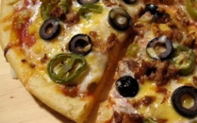 O pizza caliente: Pizza Mexicana