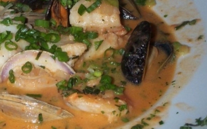 Supa cu fructe de mare, delicatesa din bucataria chinezeasca