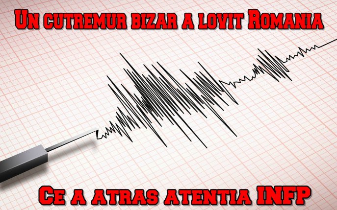 Un cutremur bizar a lovit România. Unde s-a produs si ce magnitudine a avut