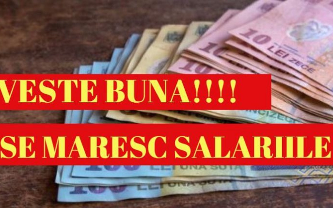 Vești bune pentru români: salariul minim pe economie va fi majorat. Câți bani vom încasa începând cu anul 2020