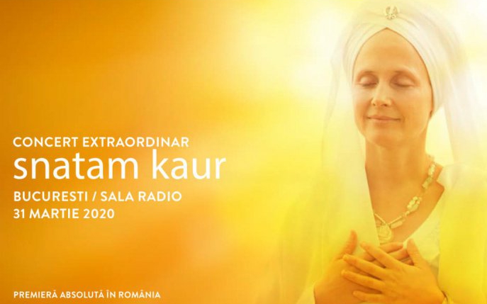 Concert extraordinar Snatam Kaur la Sala Radio din București