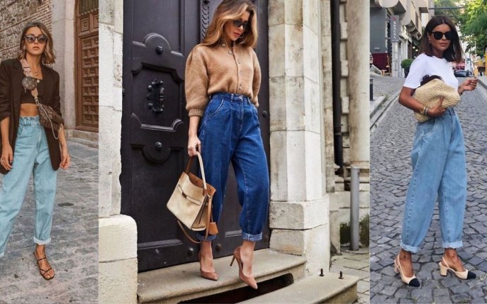 Blugii slouchy sunt noul trend în materie de jeans. 22 de outfituri cu care nu vei da greș