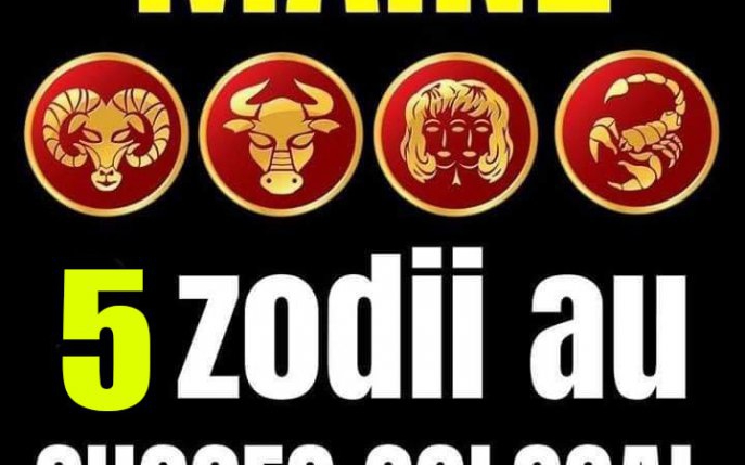 Mâine cinci zodii au succes colosal