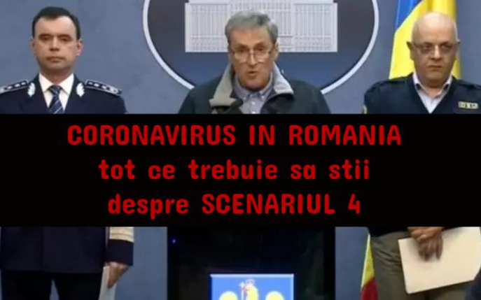 Coronavirus în România: ce înseamnă scenariul 4