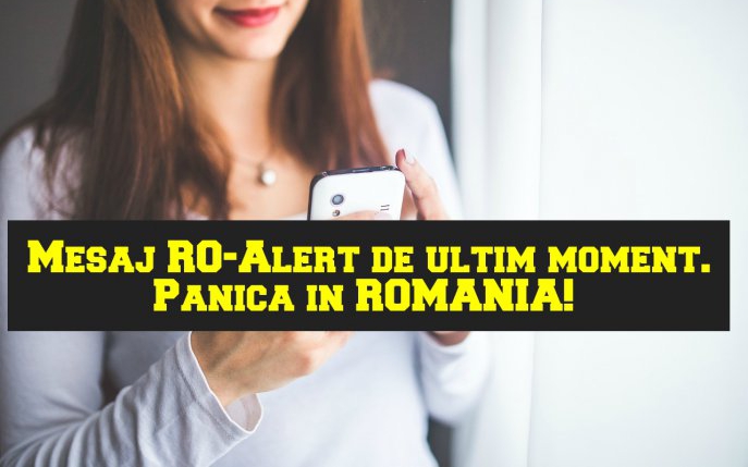 Stare de alertă în România! Vezi mesajul ajuns acum pe telefoanele tuturor românilor, s-a instalat panica!