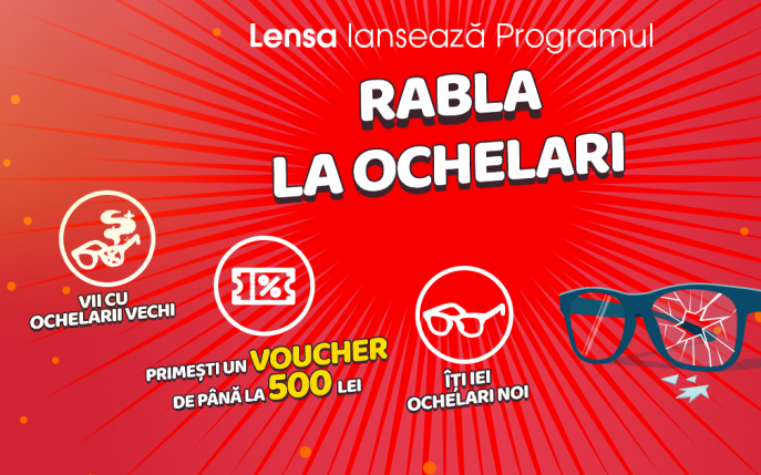 S-a lansat programul Rabla la ochelari: până la 500 lei pentru o pereche veche