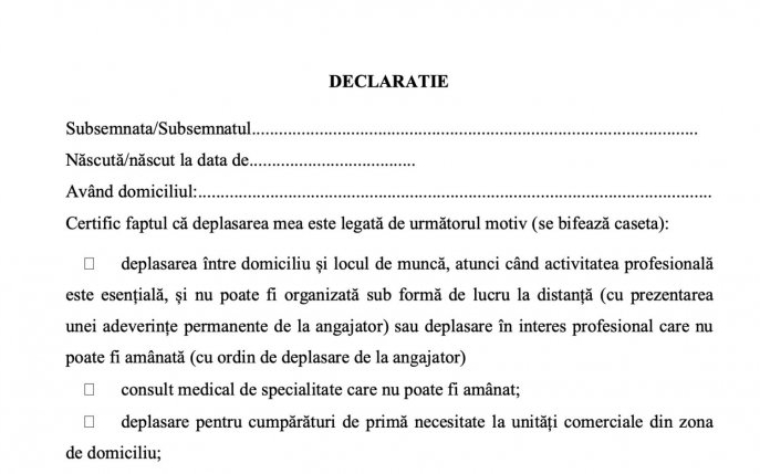 Declarația pe proprie răspundere revine în România: cine trebuie să o completeze