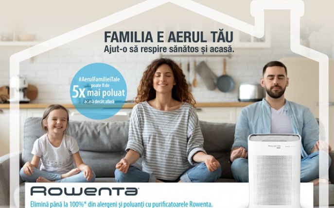 Purifică #AerulFamilieiTale cu Pure Air Genius de la Rowenta