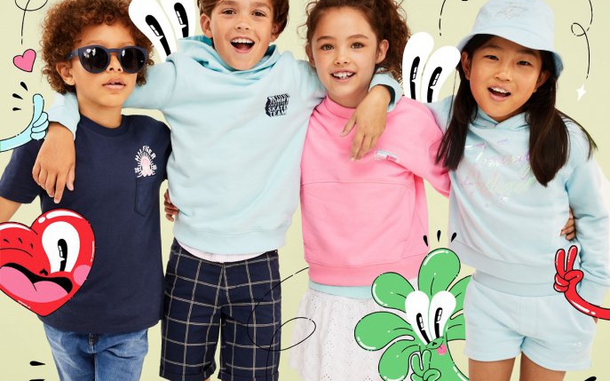 Tommy Hilfiger și ilustratorul Hattie Stewart – parteneri în campania Kids Primăvara 2021