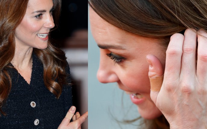 De ce Kate Middleton are mereu degetele bandajate. Ce i se întâmplă ducesei de Cambridge