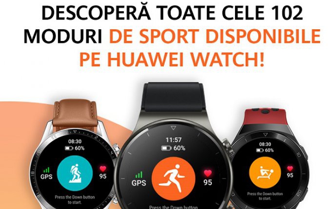 Huawei îndeamnă utilizatorii să creeze noi moduri sportive pentru HUAWEI Watch