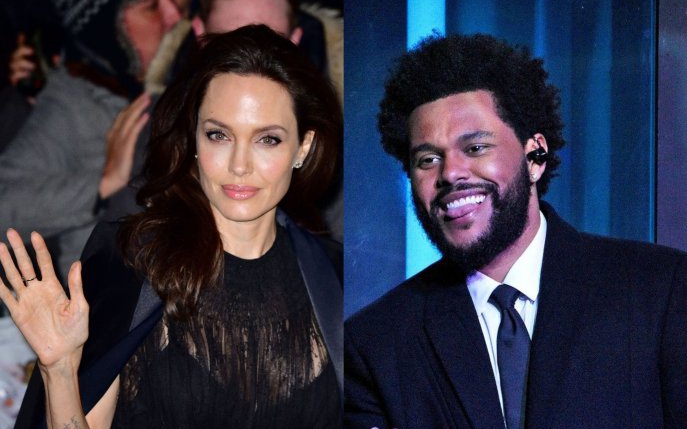 Formează sau nu un cuplu? Angelina Jolie și The Weeknd, fotografiați tot mai des împreună