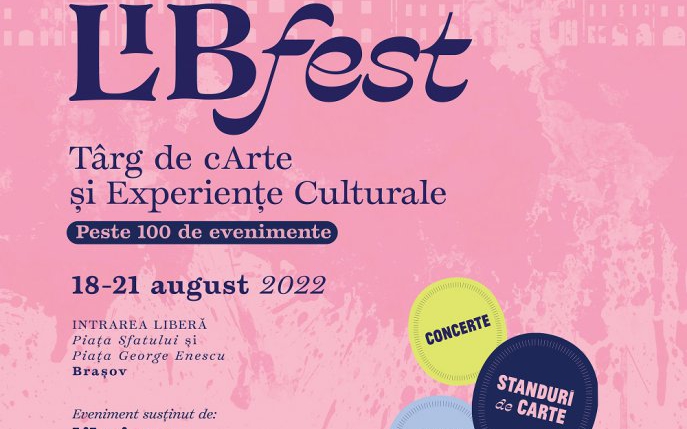 LibFest- sărbătoarea dedicată literaturii, artei și muzicii- are loc offline cu 4 zile de maraton cultural, în Brașov, în perioada 18-21 august