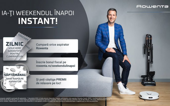 Andi Moisescu este noul brand ambasador Rowenta România