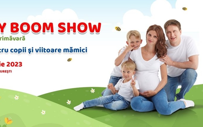 Discounturi de până la 70%, loc de joacă şi tombole la Baby Boom Show, ediţia de primăvară