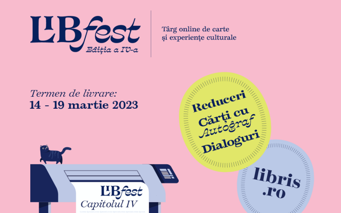 Libris organizează LIBfest în perioada 14-19 martie - Mii de cărți cu autograf, reduceri până la 86% și evenimente culturale online