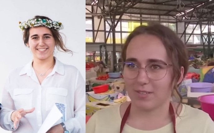Este olimpica la biologie și a fost admisă la toate facultățile de medicină, dar vinde roșii în piață. Povestea incredibilă a Dianei