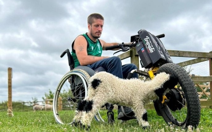 Un bărbat de 35 de ani este țintuit în scaun cu rotile, dar asta nu-l împiedică să muncească la o fermă! Un exemplu pentru mulți