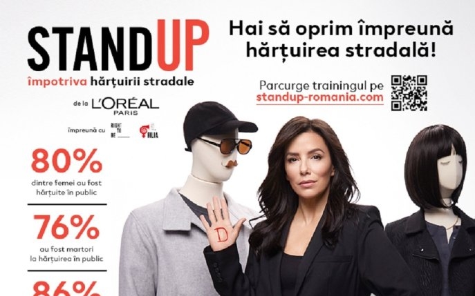 L’Oréal Paris continuă misiunea de a lupta împotriva hărțuirii stradale lansând a doua ediție a campaniei Stand-Up