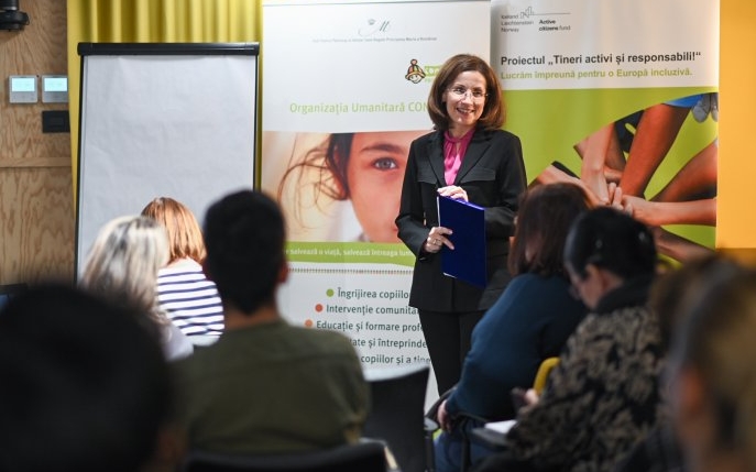 172 tineri din grupuri vulnerabile social au fost sprijiniți în integrarea lor socială prin programul Active Citizens Fund România