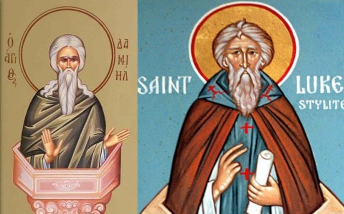 Cine au fost Sfinții Daniil Stâlpnicul și Luca cel Nou Stâlpnicul, făcătorii de minuni. Te vor ajuta dacă îi rogi să îți întărească și ție credința în Dumnezeu