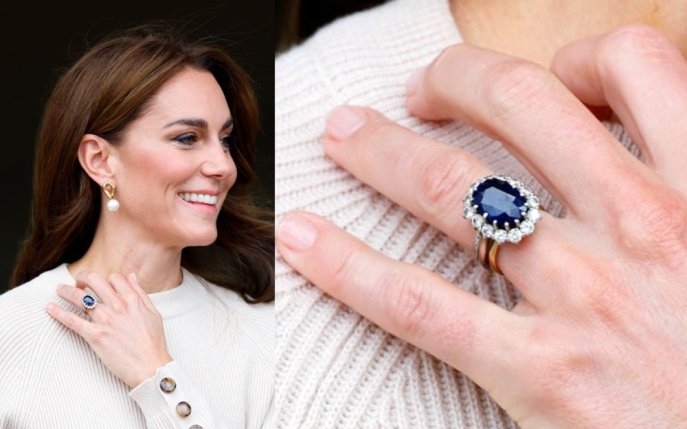 „Inelul blestemat” al Familiei Regale. Safirul albastru ar fi pecetluit soarta Prințesei Diana și a lui Kate Middleton
