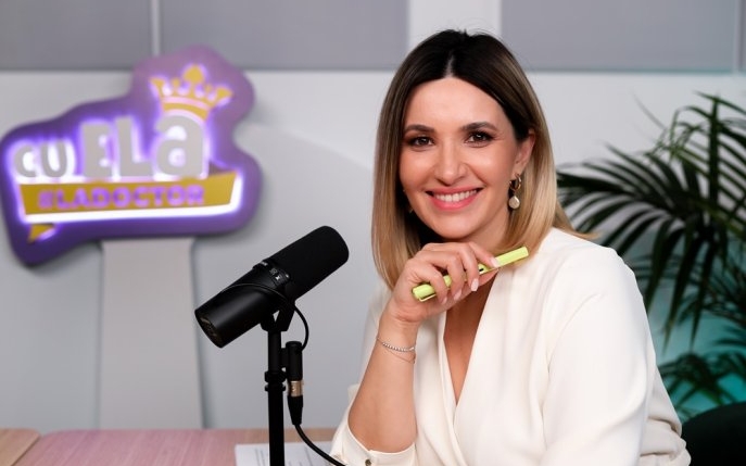 Ela Crãciun și-a lansat oficial propriul podcast: ,,Cu Ela la doctor”