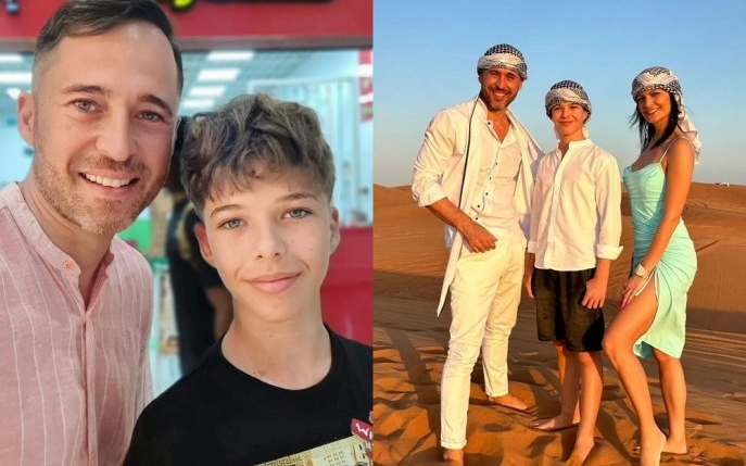 Dinu Maxer are o relație mai strânsă ca oricând cu fiul lui, Andreas. Îl susține necondiționat în cariera muzicală