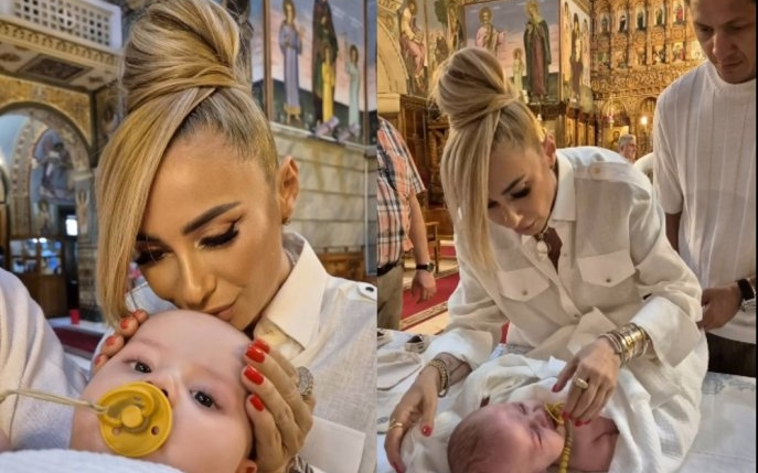 Anamaria Prodan și Ronald Gavril, îmbrăcați în alb la biserică! Au devenit împreună părinți spirituali