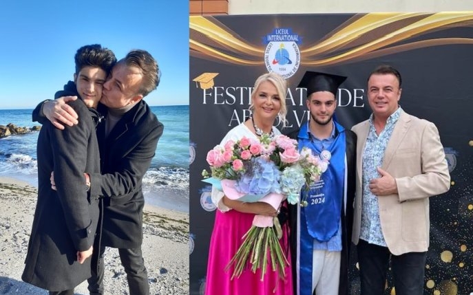 Emoții mari pentru Iuliana Marciuc și Adrian Enache! Fiul lor a absolvit liceul și se pregătește să plece la studii în străinătate