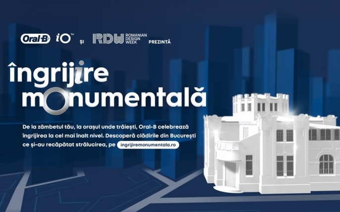 Oral-B lansează, în cadrul Romanian Design Week, “Harta îngrijirii monumentale”