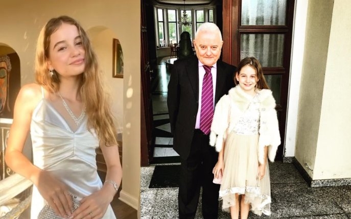 Irinel Columbeanu, revedere emoționantă cu fiica lui. Irinuca a ajuns în România și a fost așteptată cu flori la aeroport