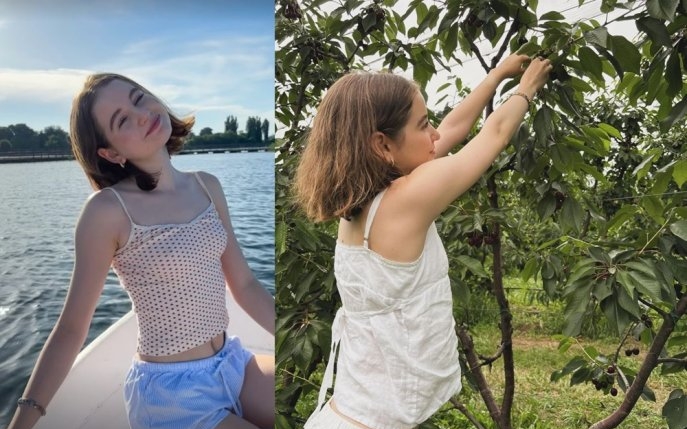 Irina Columbeanu se bucură din plin de vacanța în România. Petrece timpul alături de mătușa ei, Ramona Gabor